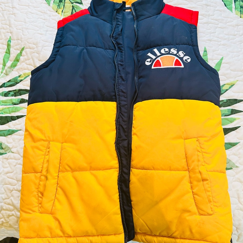 Ellesse sorbo padded block panel vest